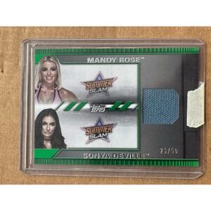 2021 Topps WWE Undisputed Match-Up Relic Mandy Rose Sonya Deville‎ 31/50
